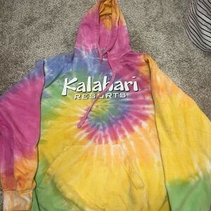 Kalahari Rainbow Tie Dye Hoodie